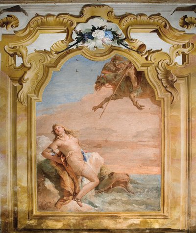 Ruggero Freeing Angelica from the Room of Orlando Furioso in the Palazzina by Giovanni Battista Tiepolo