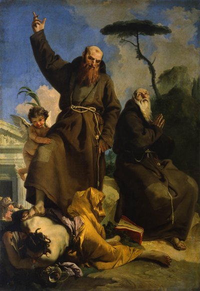 Saint Fidelis of Sigmaringen and Saint Joseph of Leonessa by Giovanni Battista Tiepolo