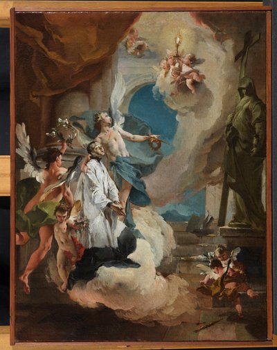 St. Aloysius Gonzaga in Glory by Giovanni Battista Tiepolo
