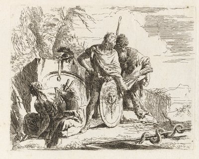 The Astrologer and the Young Soldier, from Various Capriccios by Giovanni Battista Tiepolo
