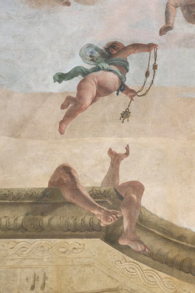 The Fall of the Demons, Stories of Scipio, detail, 1731 (detail) by Giovanni Battista Tiepolo