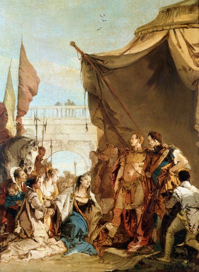 The Family of Darius before Alexander, 333 BC by Giovanni Battista Tiepolo