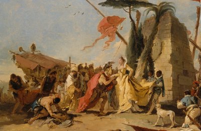 The Meeting of Antony and Cleopatra by Giovanni Battista Tiepolo