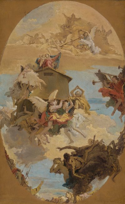 The Miracle of the Holy House of Loreto, 1743 by Giovanni Battista Tiepolo