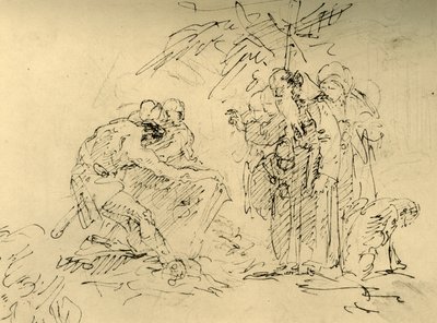 The Opening of a Grave by Giovanni Battista Tiepolo