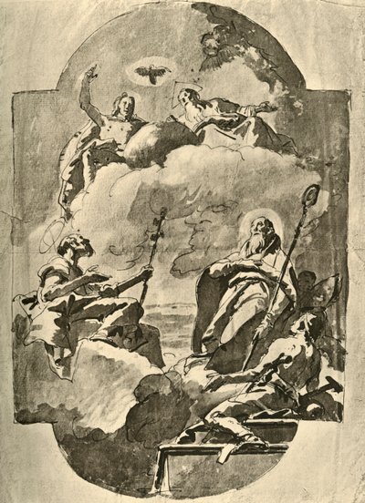 The Trinity and Saints by Giovanni Battista Tiepolo