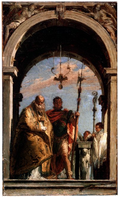 Two Saints, 1740-1745 by Giovanni Battista Tiepolo
