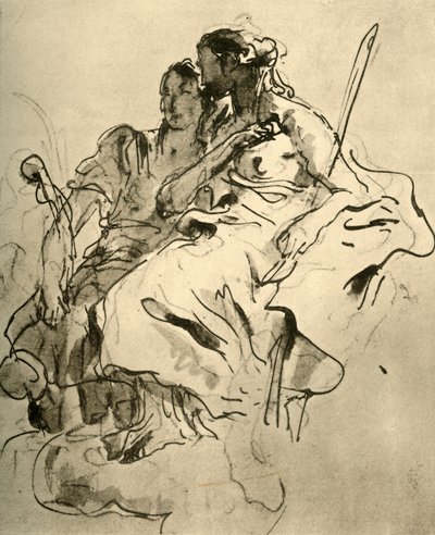 Two Young Women by Giovanni Battista Tiepolo