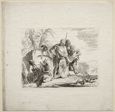 Various Caprices: The Young Soldier and the Astrologer, 1785 by Giovanni Battista Tiepolo