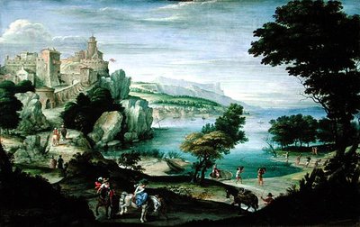 Seashore with a Castle by Giovanni Battista Viola