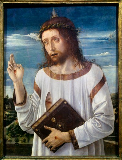 Christ Blessing by Giovanni Bellini