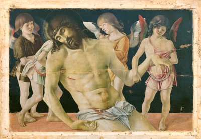 Dead Christ Supported by Angels by Giovanni Bellini