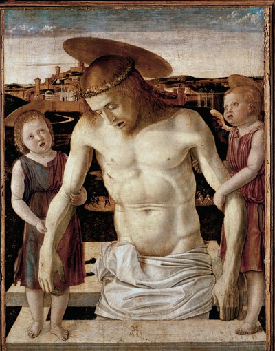 Dead Christ with Two Angels by Giovanni Bellini