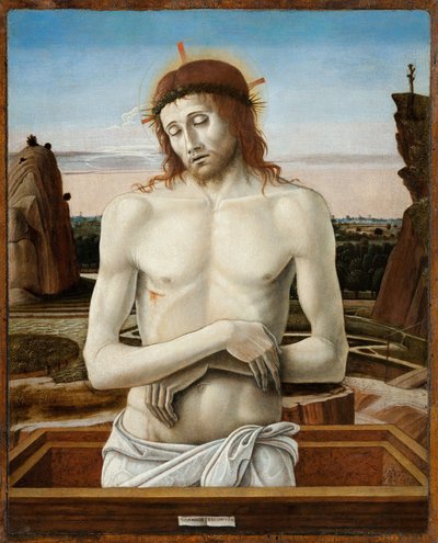 The Man of Sorrows by Giovanni Bellini