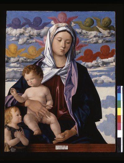 Madonna and Child with St. John the Baptist by Giovanni Bellini