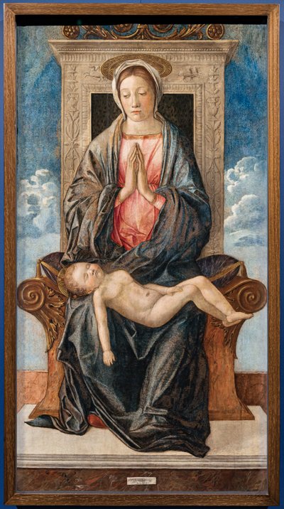 Madonna with sleeping baby, by Giovanni Bellini, c.1470 by Giovanni Bellini