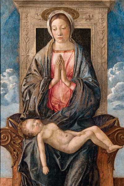 Madonna with sleeping baby by Giovanni Bellini