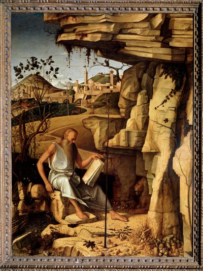 Saint Jerome in the Desert by Giovanni Bellini by Giovanni Bellini