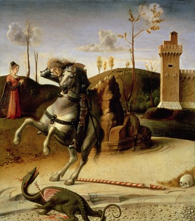 St. George and the Dragon (detail) by Giovanni Bellini