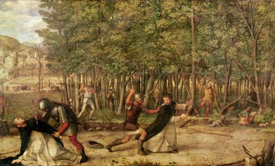 The Assassination of St. Peter Martyr, 1507 by Giovanni Bellini