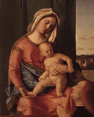 The Madonna and Child with a Donor by Giovanni Bellini