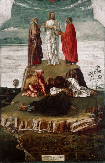 The Transfiguration, Painting by Giovanni Bellini, 1455, Venice, Museo Correr by Giovanni Bellini
