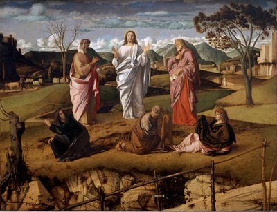 The transfiguration of Christ by Giovanni Bellini