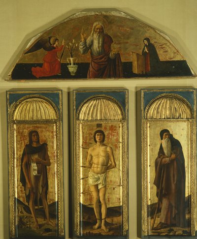 Triptych of St Sebastian by Giovanni Bellini