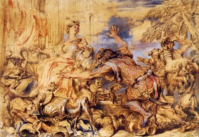 Circe Changing Companions of Ulysses into Beasts by Giovanni Benedetto Castiglione