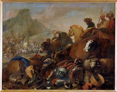 The Meeting of Abraham and Melchisedech by Giovanni Benedetto (1609-64) Castiglione
