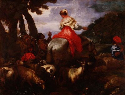 Rebecca Led by the Servant of Abraham, c.1650 by Giovanni Benedetto Castiglione