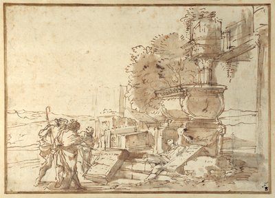 Et in Arcadia Ego by Giovanni Benedetto Castiglione