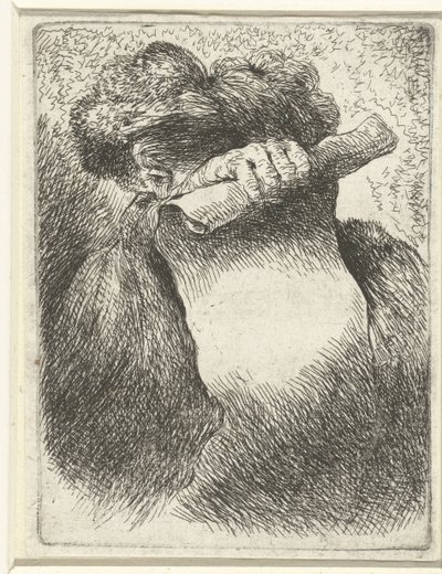 Head of a Man with a Banderole by Giovanni Benedetto Castiglione