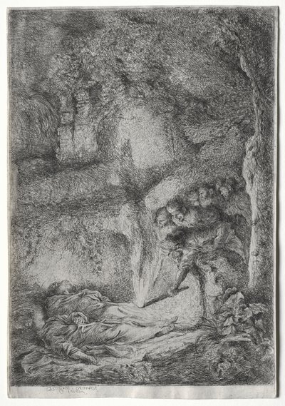 The Discovery of the Bodies of Saints Peter and Paul by Giovanni Benedetto Castiglione