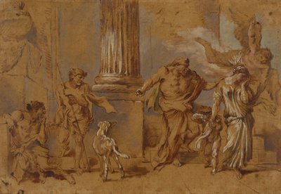 The Expulsion of Hagar, c.1640 by Giovanni Benedetto Castiglione
