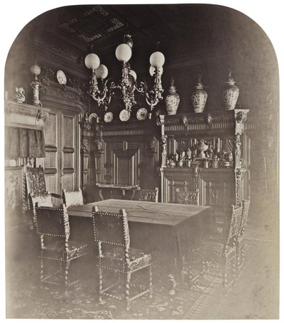The House of Ivan Paskevich at the English Embankment in Petersburg. The Dining Room, 1860s by Giovanni Bianchi