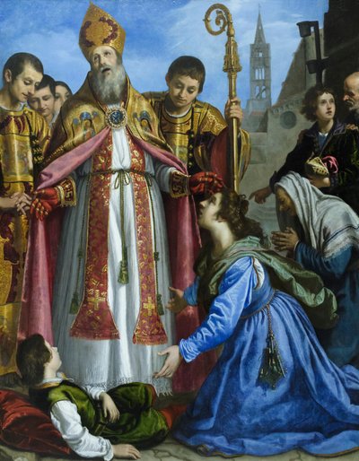 Saint Zenobius Revives a Dead Boy by Giovanni Biliverti