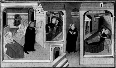 Decameron, The Abbot Spies on the Monk in His Cell; The Monk in Turn Spies on the Abbot. First Day, Story 4 by Giovanni Boccaccio