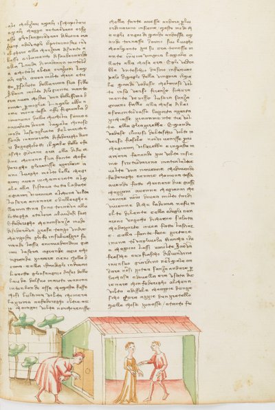 Decameron, The Ghost - Tessa dalla Cuculia Deceiving Her Husband, Seventh Day, Tale 1. by Giovanni Boccaccio