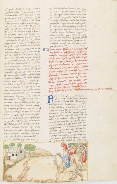 Decameron, The Physiology of Marriage - Gualtieri di Saluzzo Going to Fetch Griselda, Tenth Day, Tale 10. by Giovanni Boccaccio