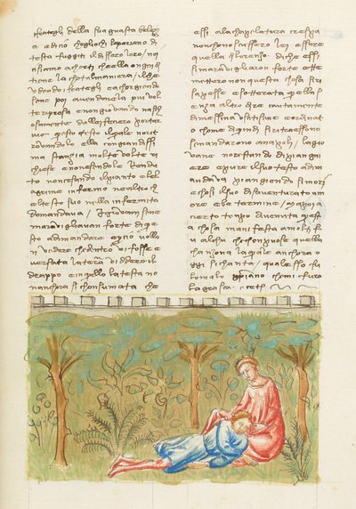 Decameron, Fourth day, story 6; Premonition: Death of Gabriotto by Giovanni Boccaccio