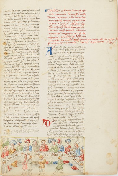 Decameron, Return by Air; Torello di Stra and Adalieta Reuniting, Tenth Day, Tale 9. by Giovanni Boccaccio