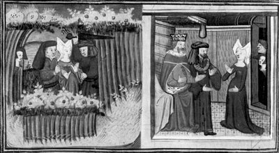 Decameron, A Woman is Assaulted in Cyprus; The Woman Obtains an Audience with the King. First Day, Story 9 by Giovanni Boccaccio