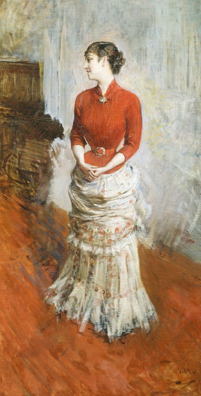Countess de Rasty Standing, circa 1878 by Giovanni Boldini