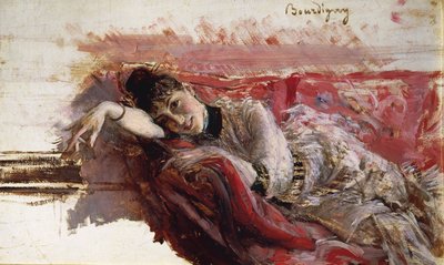Portrait of Alaide Banti by Giovanni Boldini
