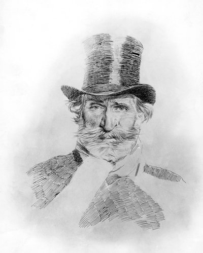 Portrait of Giuseppe Verdi by Giovanni Boldini
