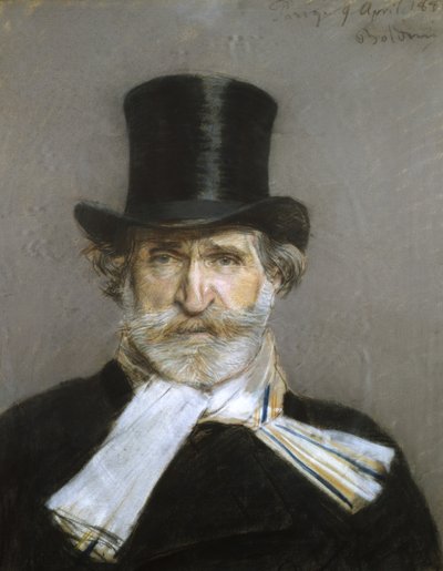 Portrait of Giuseppe Verdi, 1880s by Giovanni Boldini