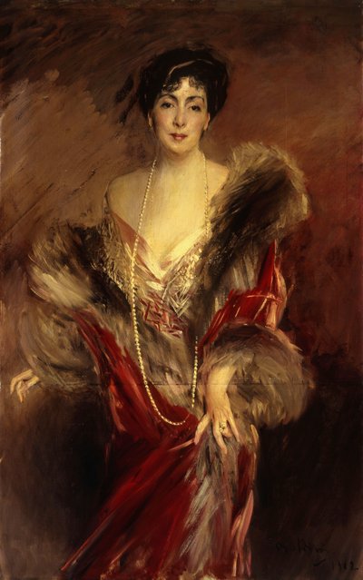 Portrait of Josefina A. de Errazuriz by Giovanni Boldini
