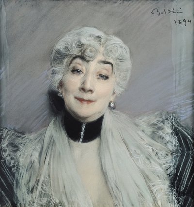 Portrait of the Countess de Martel de Janville, known as Gyp by Giovanni Boldini