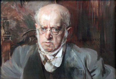 Portrait of the Painter Adolph von Menzel by Giovanni Boldini